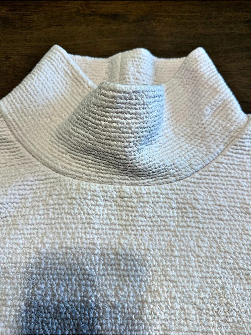 Calia by Carrie Underwood Textured Turtleneck Pullover Sweater Light Pink Blush - Picture 5 of 10